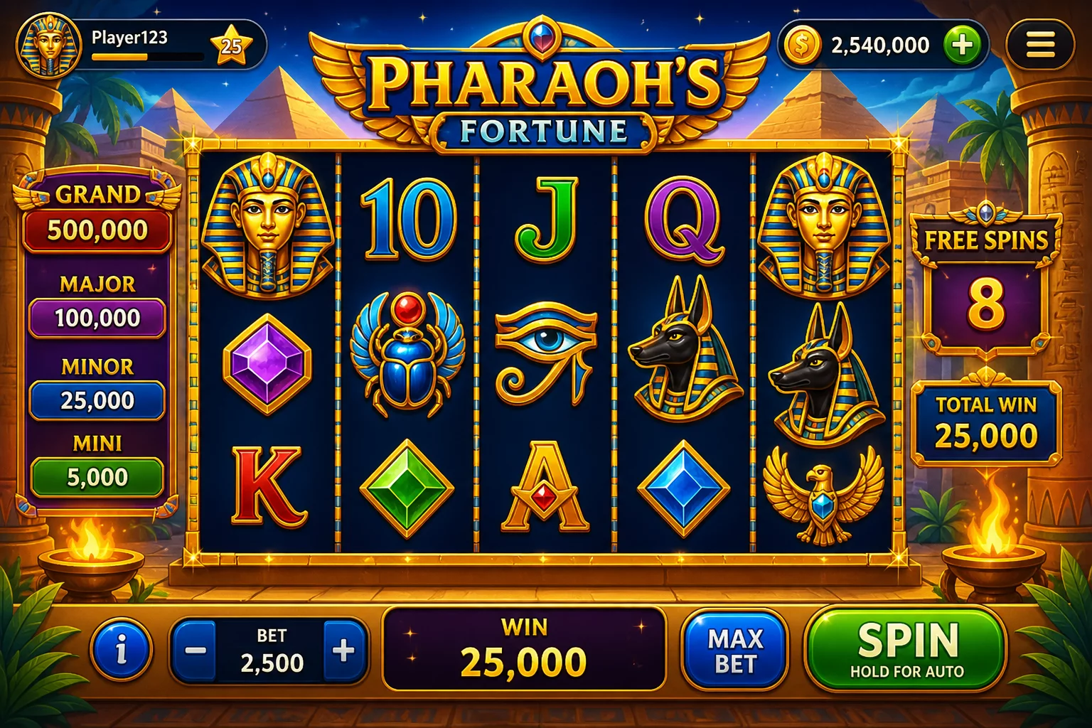 Egypt slot Mystery