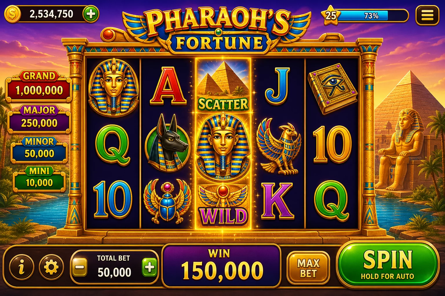 Egypt slot Mystery