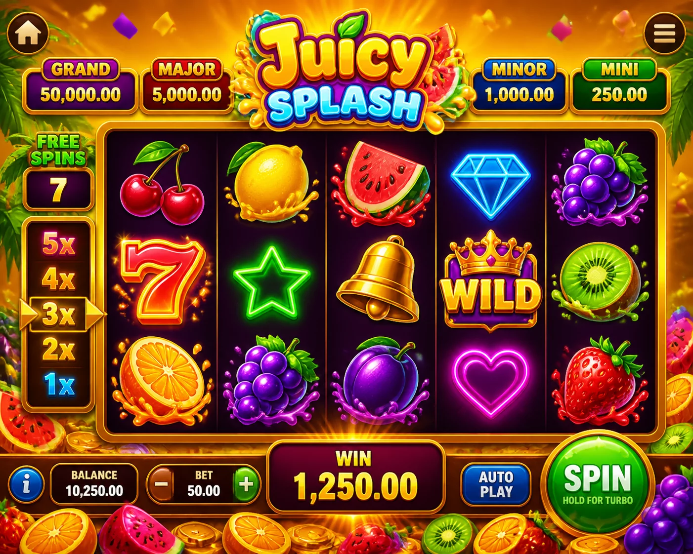 Fruit Cocktail Slot Splash